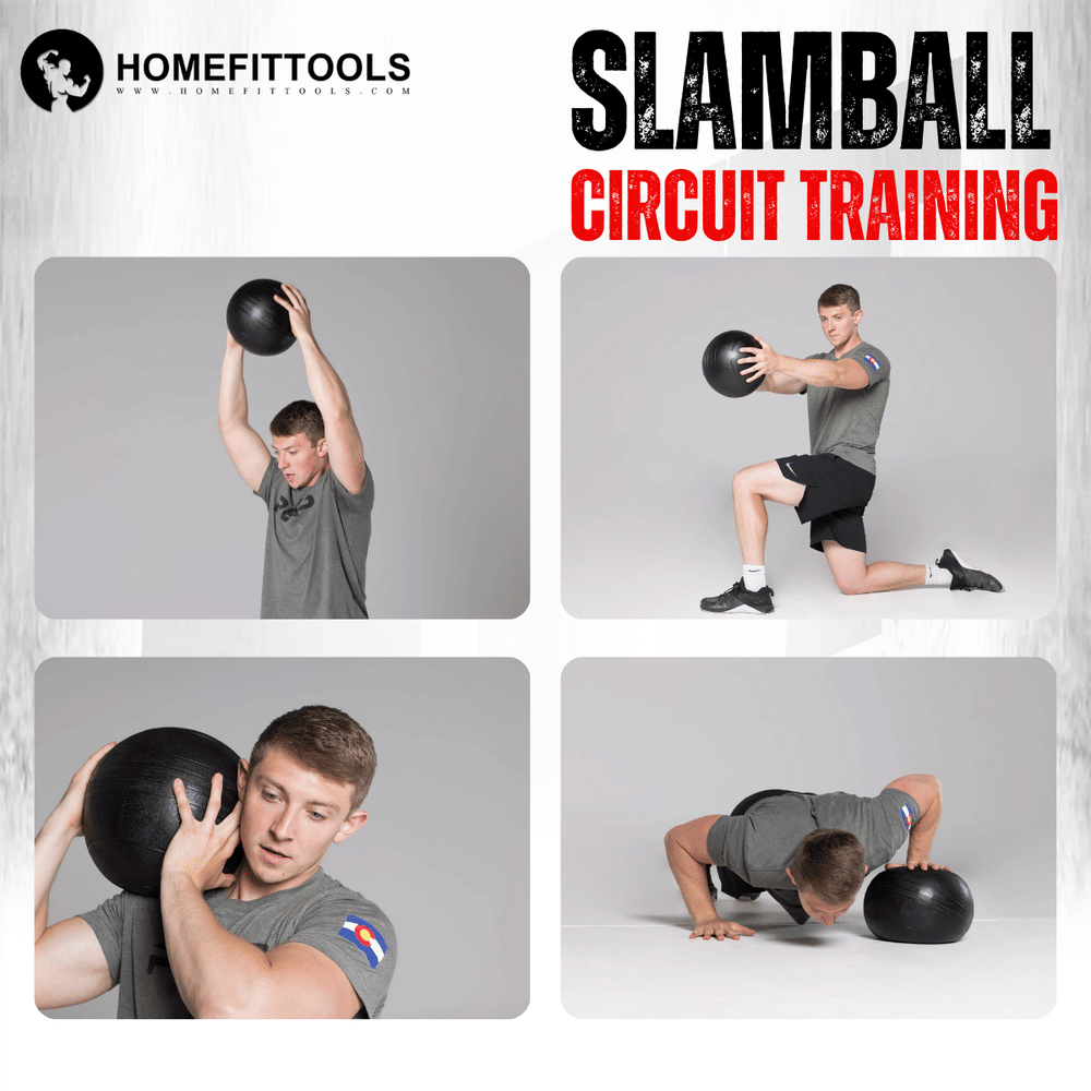 ลูกบอลทุ่มน้ำหนัก HOMEFITTOOLS SLAM BALL 5 KG